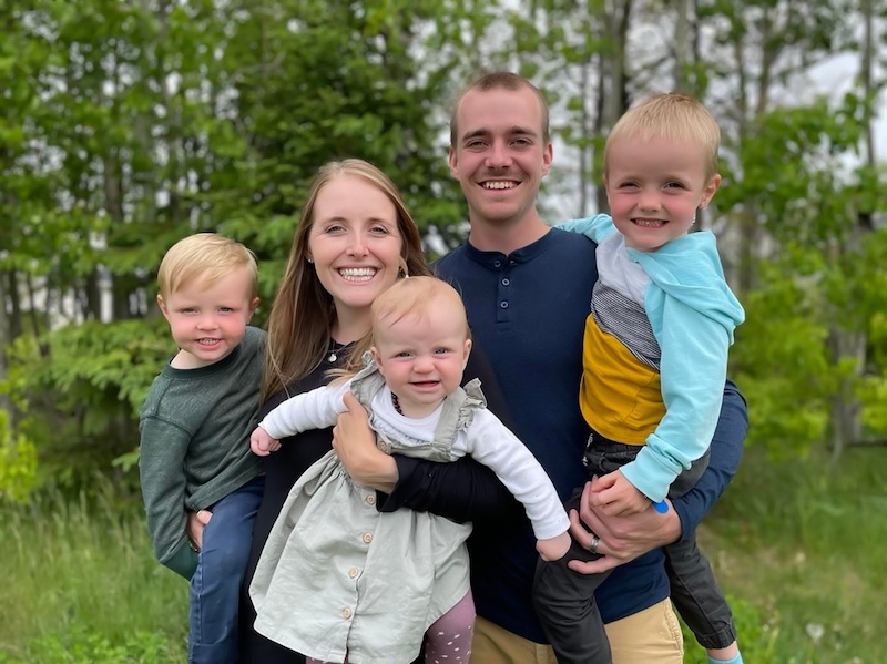 Brandt & Lanie-Joy Whatley and their children