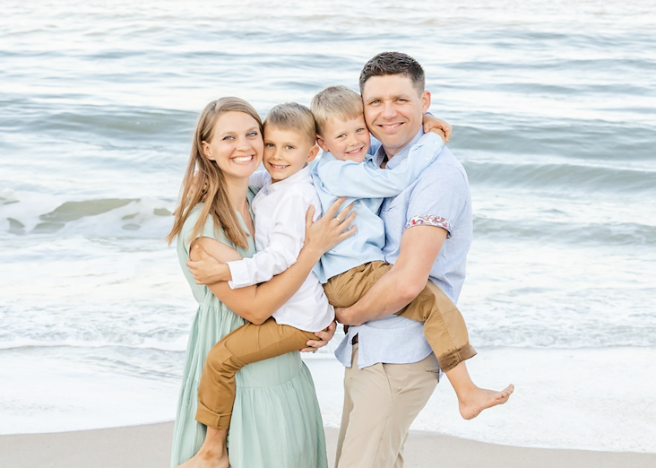 Rob & Hilary Bartholdson with their children